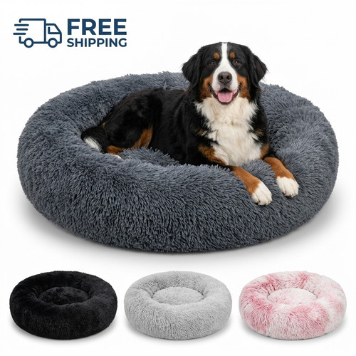 Dog bed donut - donut, plush