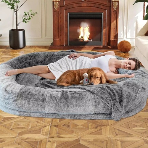 Giant human sized dog bed - bed, soft