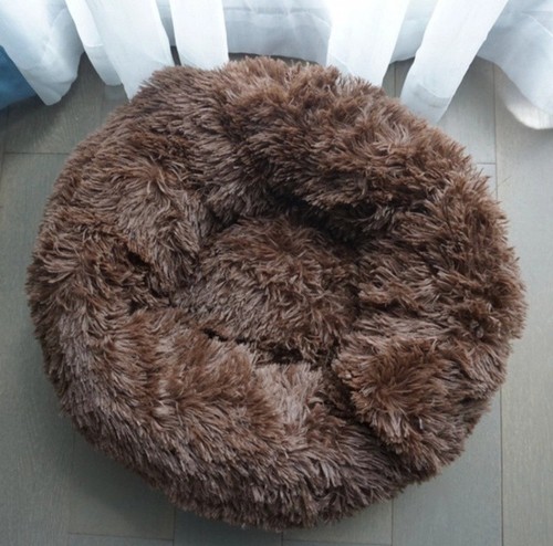 Calming donut dog bed cat - cat,