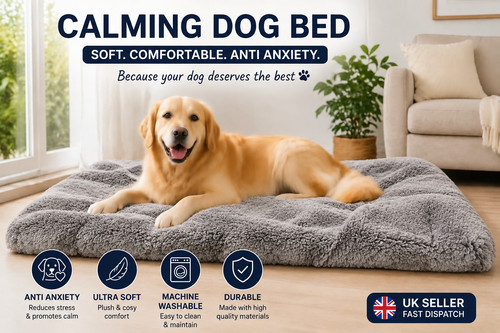 Large calming dog bed - large,