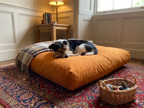 Large luxury velour - large, bed