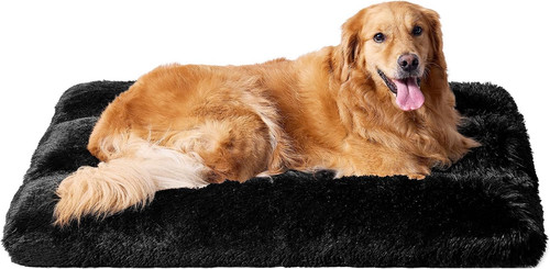Calming fluffy dog bed - fluffy, for