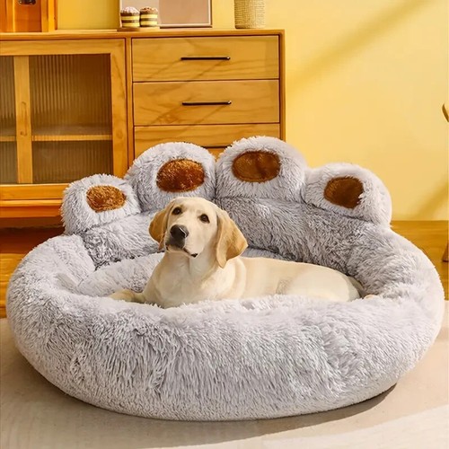 Plush pet cat dog beds - dog,