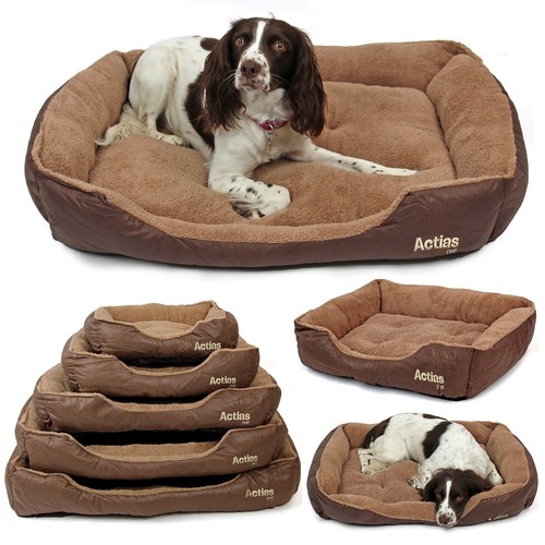 Dog bed pet - puppy, leather