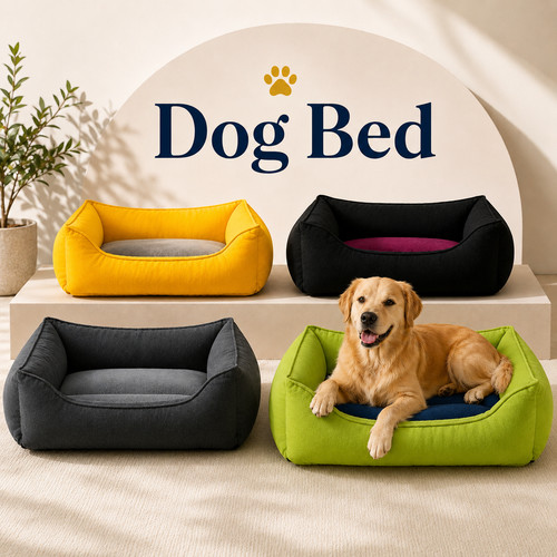 Dog bed pet puppy cushion - puppy,
