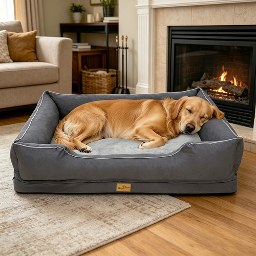 Orthopedic senior dog - senior, bed