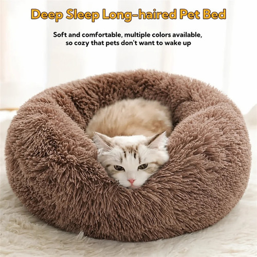 Dog bed donut - large, plush
