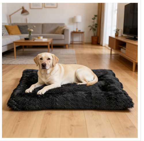 Soft fluffy plush flat - ,