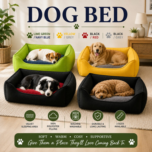 Dog bed for small medium - dog,