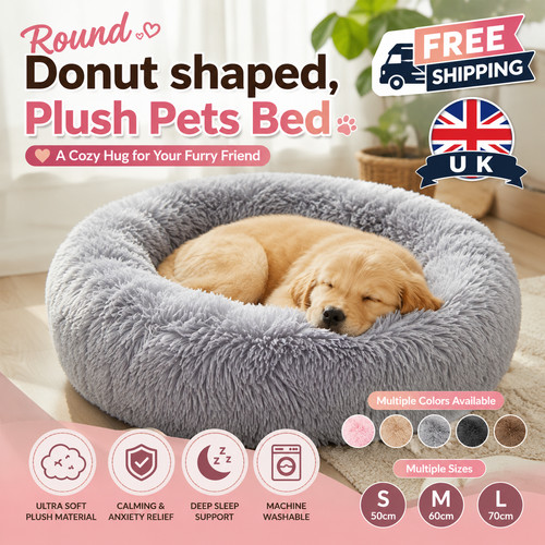 Washable dog bed donut - bed,