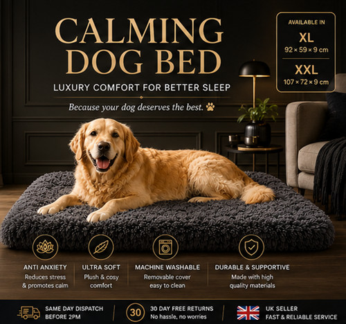 Luxury thick dog bed deep - dog,